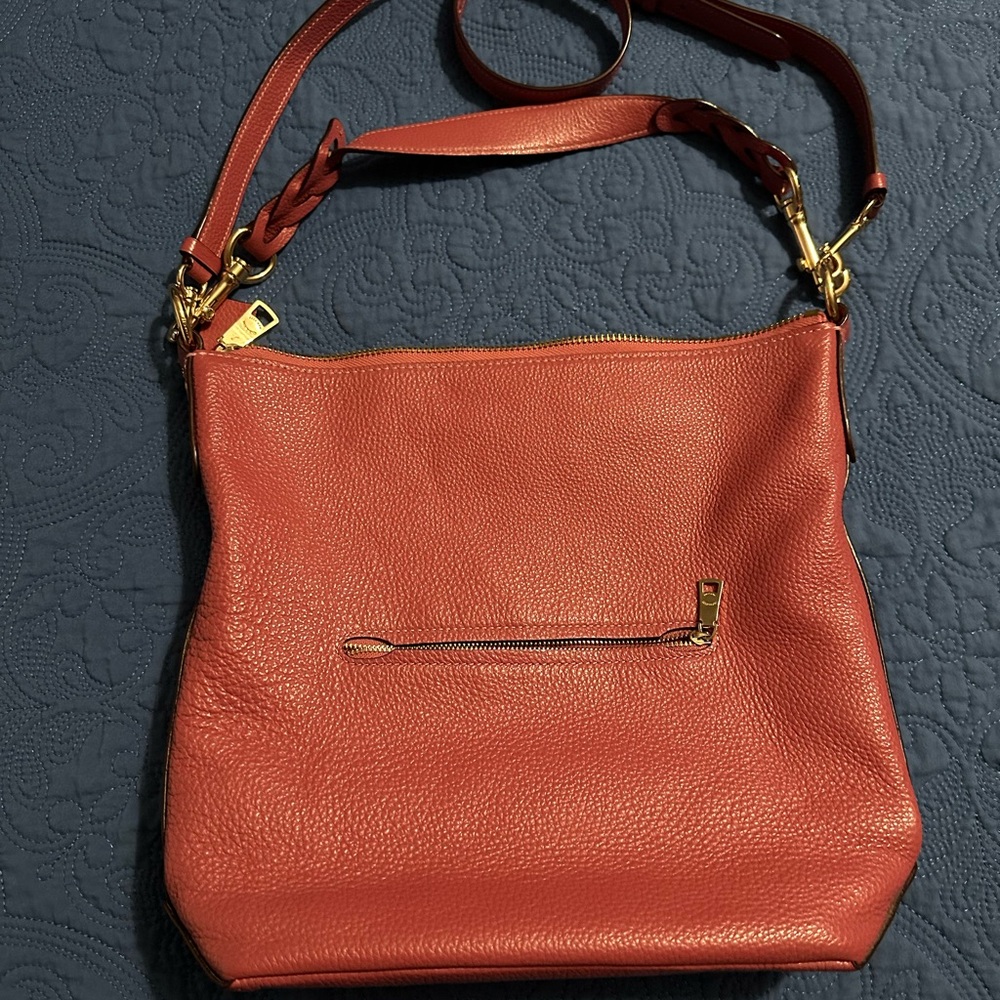Coach Burgundy Leather Shoulder Bag - Picture 2 of 2